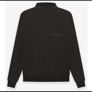 FEAROFGOD ESSENTIALS mockneck sweatshirt